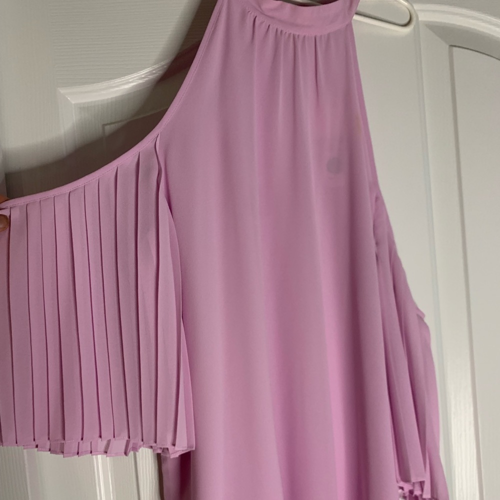 Pleaded lavender blouse never worn